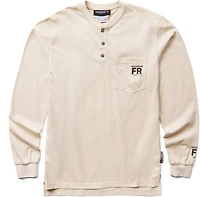 Wolverine Men's Flame Resistant Long Sleeve Henley T-shirt