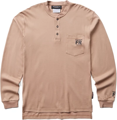 Wolverine Men's Flame Resistant Long Sleeve Henley T-shirt
