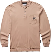 Wolverine Men's Flame Resistant Long Sleeve Henley T-shirt