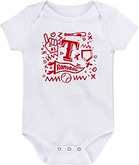 Outerstuff Infants' Texas Rangers Batter Up Creepers 3-Pack