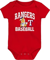Outerstuff Infants' Texas Rangers Batter Up Creepers 3-Pack
