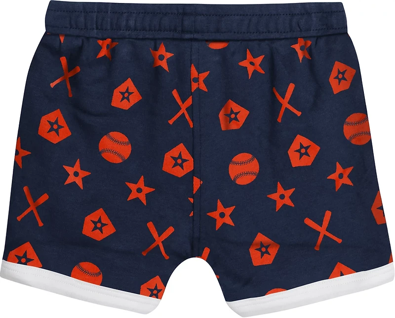 Outerstuff Infants' Houston Astros On Deck Diaper Cover Set