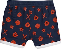 Outerstuff Infants' Houston Astros On Deck Diaper Cover Set