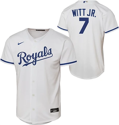 Nike Youth Kansas City Royals Bobby Witt Jr. Home Replica 2.0 Jersey