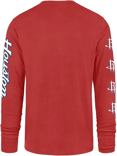 47 Men's Rockets City Edition Triplet Franklin Long Sleeve T-shirt