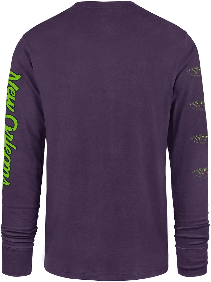 47 Men's Pelicans City Edition Triplet Franklin Long Sleeve T-shirt