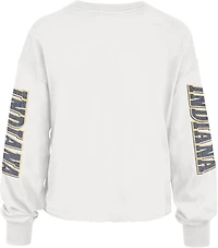 '47 Indiana Pacers Women's Brush Back Parkway Long Sleeve T-shirt