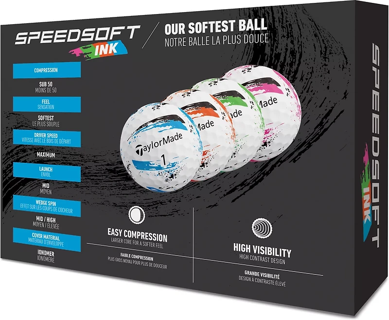 TaylorMade 2024 Speedsoft Ink Golf Ball