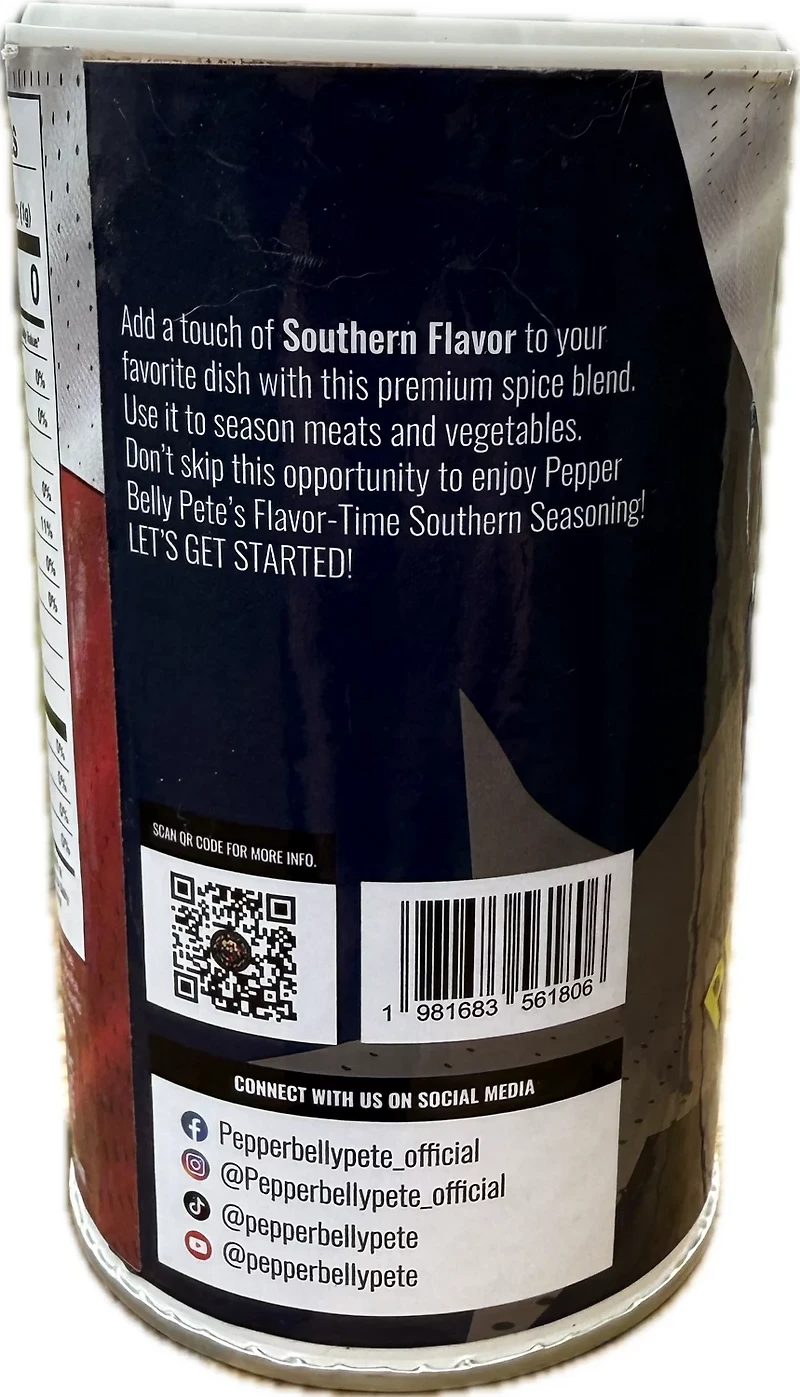 Pepper Belly Pete Flavor-Time 8 oz Southern Seasoning