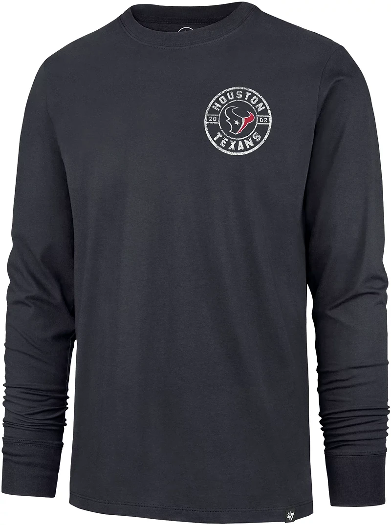 47 Men's Texans Spiral Franklin Long Sleeve T-shirt