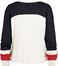 47 Women's Texans Double Header Curve Toni Long Sleeve T-shirt