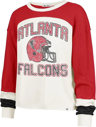 47 Women's Falcons Double Header Curve Toni Long Sleeve T-shirt