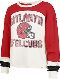 47 Women's Falcons Double Header Curve Toni Long Sleeve T-shirt