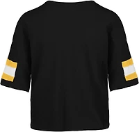47 Women's Steelers Double Header Premium Scout Crop T-shirt