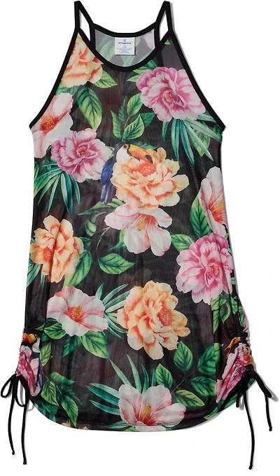 O'Rageous Juniors' Printed Lace Up Side Tank Cover