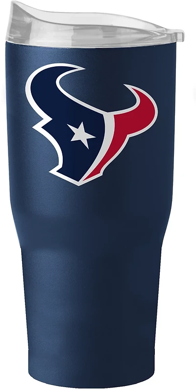 Logo Brands Texans 30 oz Flipside Alt Logo Powder Coat Tumbler