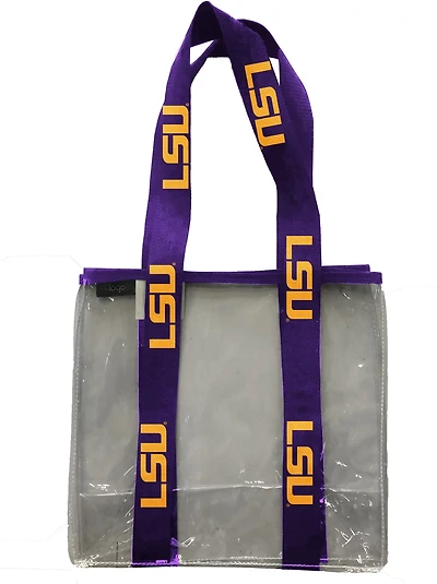 Logo Brands LSU Chant Clear Tote