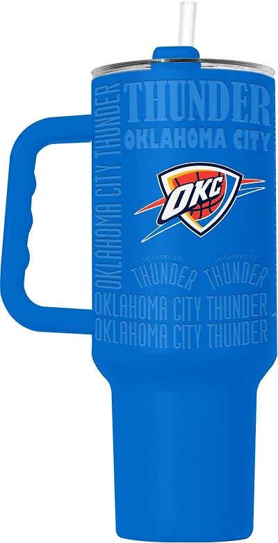 Logo Brands OKC Thunder 40 oz Replay Powder Coat Tumbler
