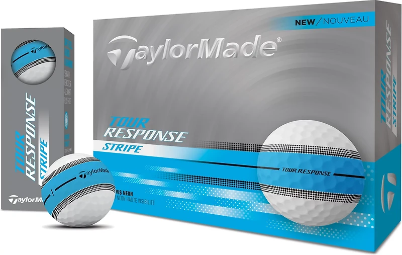 TaylorMade Tour Response Stripe™ Yellow Golf Balls 12-Pack