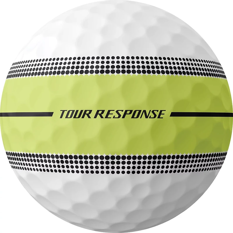 TaylorMade Tour Response Stripe™ Yellow Golf Balls 12-Pack