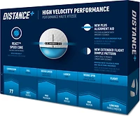 TaylorMade Distance+ Golf Balls 12-Pack