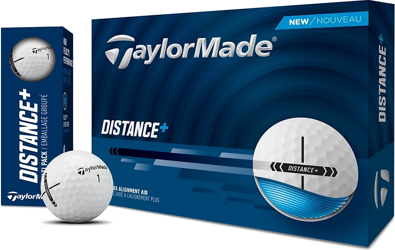 TaylorMade Distance+ Golf Balls 12-Pack