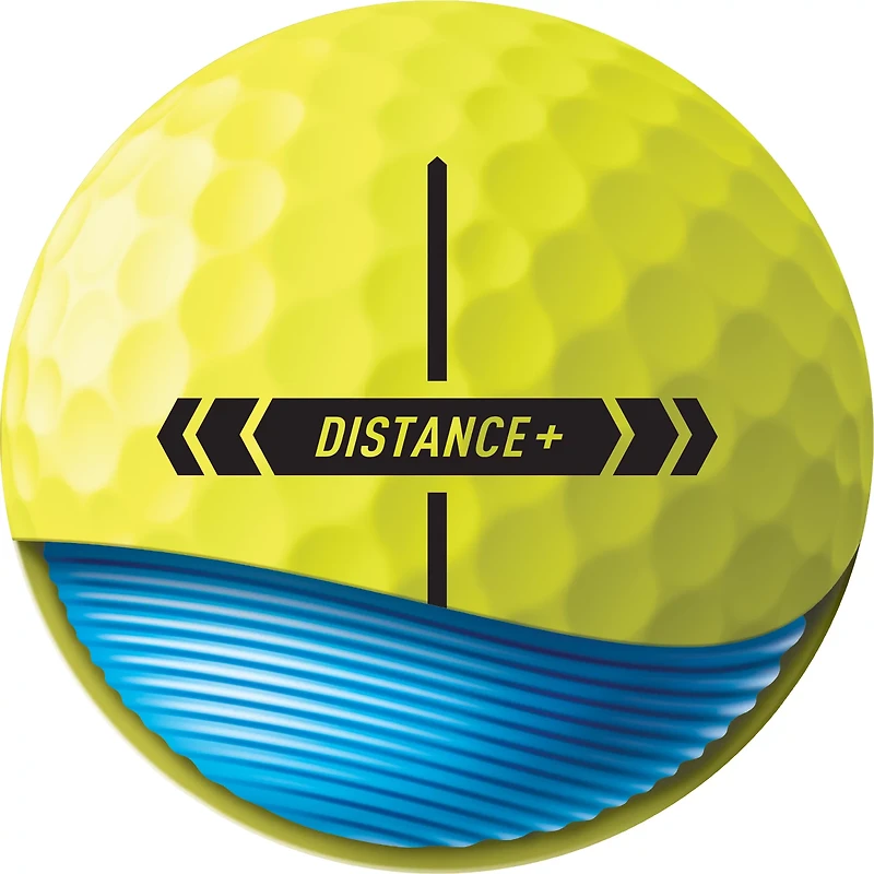 TaylorMade Distance+ Golf Balls 12-Pack