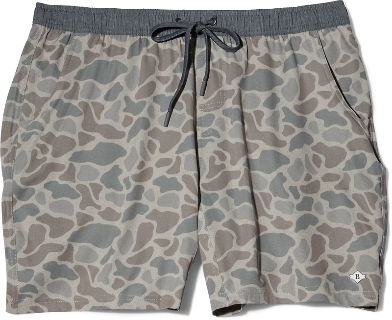 BURLEBO Men's USA Throwback Athletic Shorts