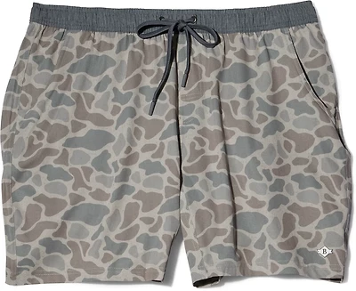 BURLEBO Men's USA Throwback Athletic Shorts