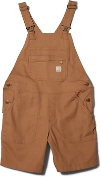 Carhartt Women's Rugged Flex Relaxed Fit Canvas Shortalls