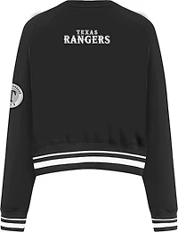 Pro Standard Women's Texas Rangers Pearls Fleece Crew Neck