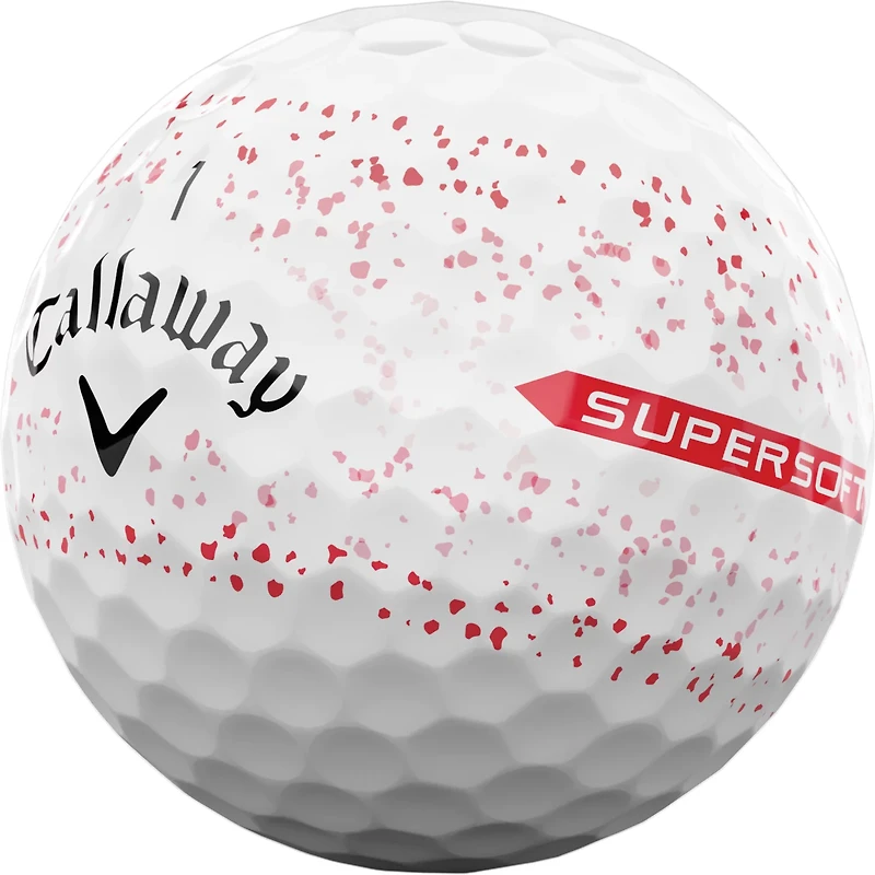 Callaway 2024 SuperSoft Splatter Golf Balls 12-Pack
