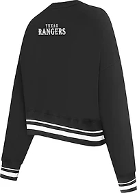 Pro Standard Women's Texas Rangers Pearls Fleece Crew Neck