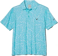 Callaway Boys' Floral Printed Polo Shirt