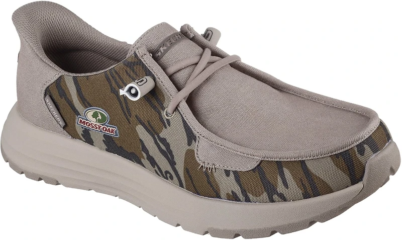 SKECHERS Men's Kornell Mossy Oak Slip-in Moc Toe Shoes