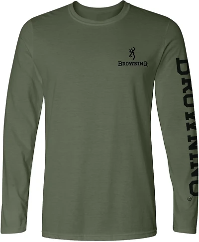 Browning Men's Buck Crossed Guns Long Sleeve T-shirt