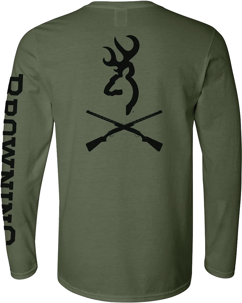 Browning Men's Buck Crossed Guns Long Sleeve T-shirt