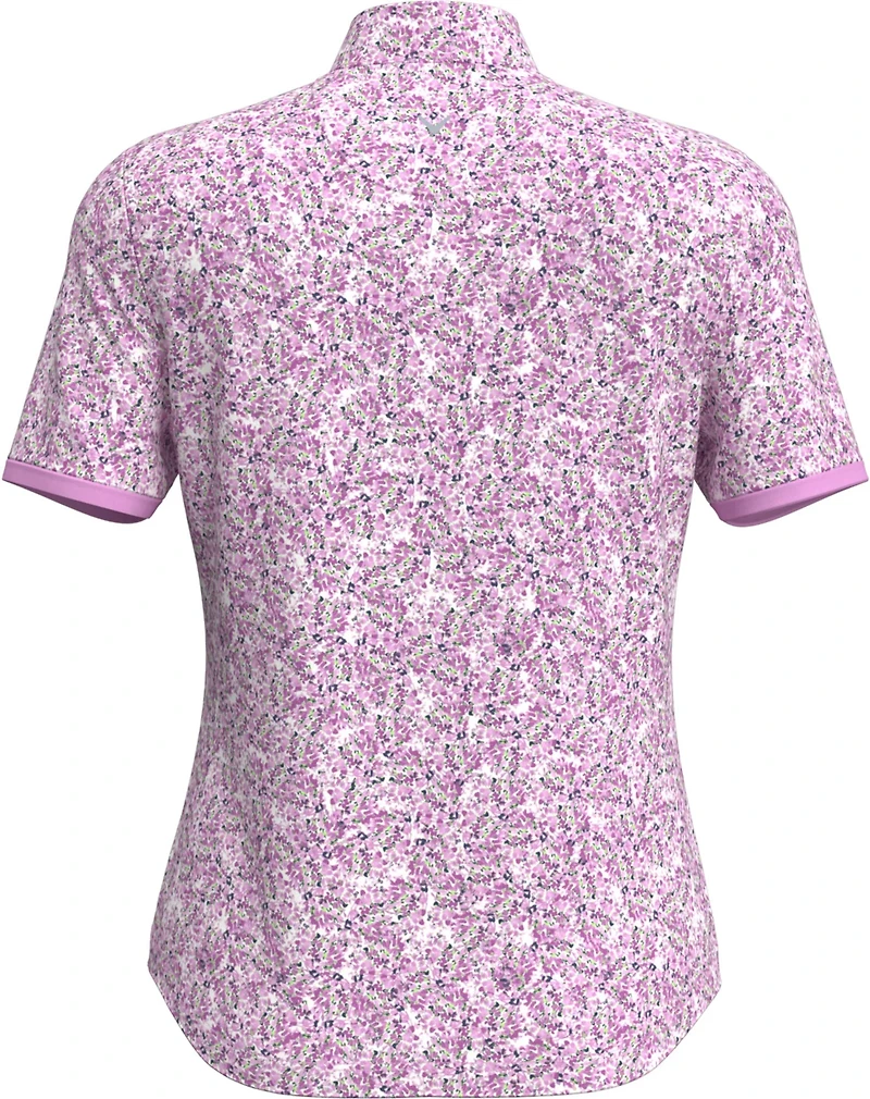 Callaway Women's Mini Floral Polo Shirt
