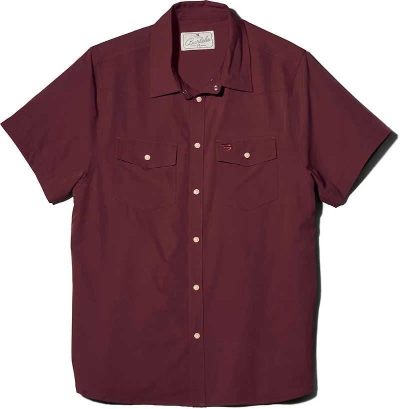 BURLEBO Men's Performance Western Shirt
