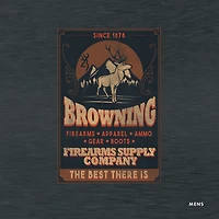 Browning Men's Firearms Supply Company Short-sleeve Graphic T-shirt