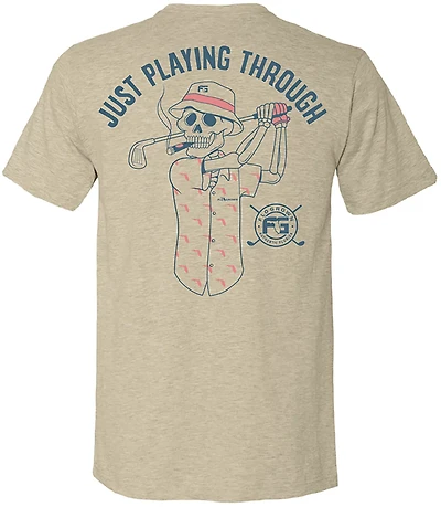 FLOGROWN Men's Playing Through Short Sleeve T-shirt