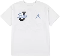 Jordan Girls' Distressed Collegiate Short Sleeve T-shirt