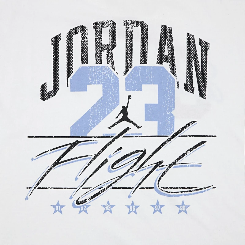 Jordan Girls' Distressed Collegiate Short Sleeve T-shirt