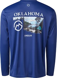Magellan Outdoors Men’s Local State Oklahoma Long Sleeve Graphic T-shirt