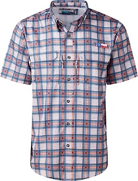 Magellan Outdoors Men's Local State Texas Plaid Shirt
