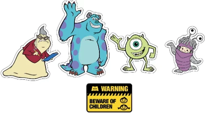 Crocs Jibbitz Monsters Inc 5-Pack