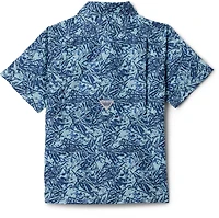 Columbia Boys’ PFG Slack Tide Camp Button-Down Graphic Shirt