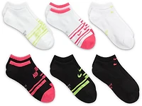Nike Women's Everyday Lightweight Stripe No-Show Socks 6-Pack