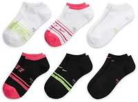 Nike Women's Everyday Lightweight Stripe No-Show Socks 6-Pack