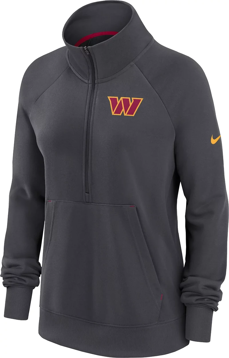 Nike Women's Washington Commanders Dri-FIT 1/2-Zip Top